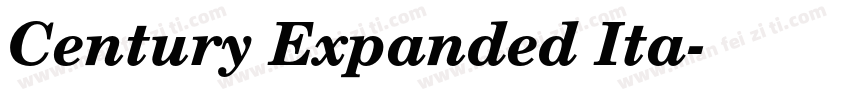 Century Expanded Ita字体转换